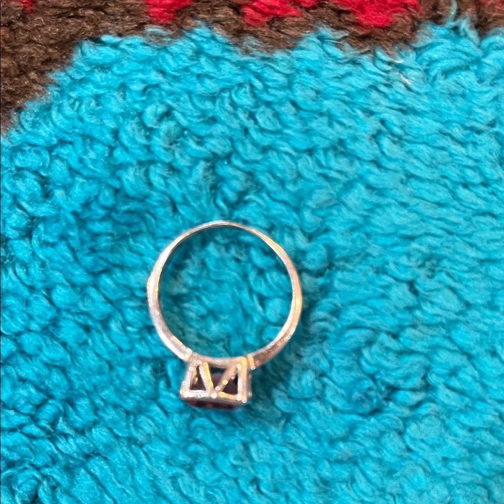 Silver Ring With Amethyst Gemstone - image 4